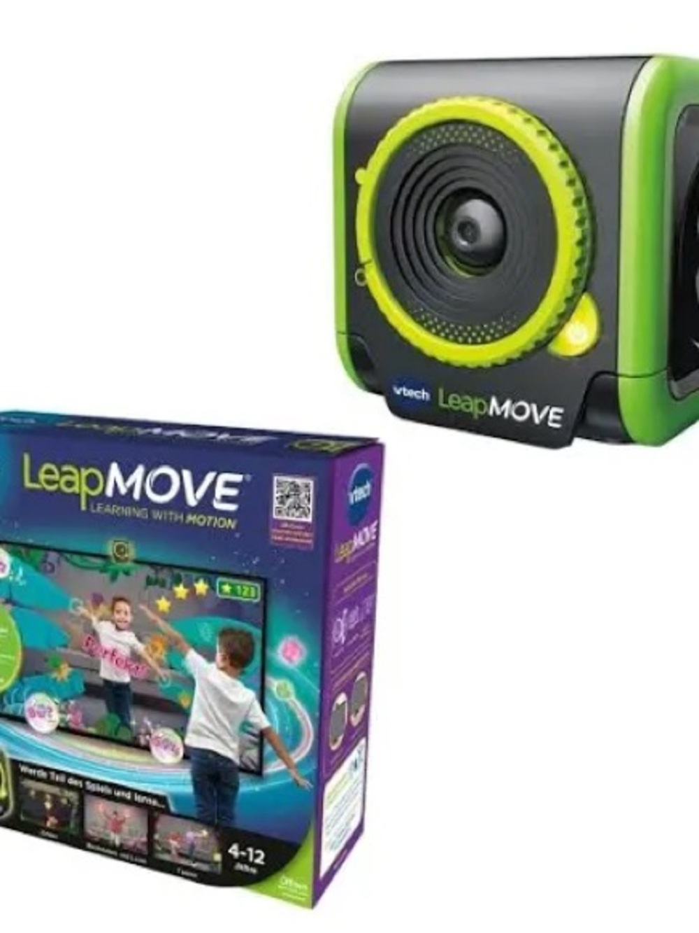 VTech LeapMOVE Camera & Game System in Black and Lime Green